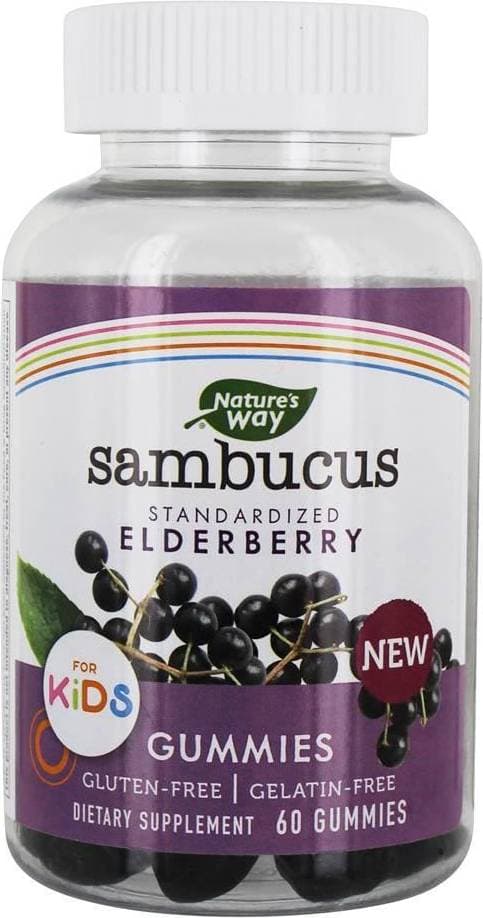Nature's Way Sambucus Elderberry Gummies for Kids 60 st
