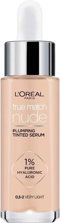 L'Oréal Paris True Match Nude Plumping Tinted Serum #0.5-2 Very Light
