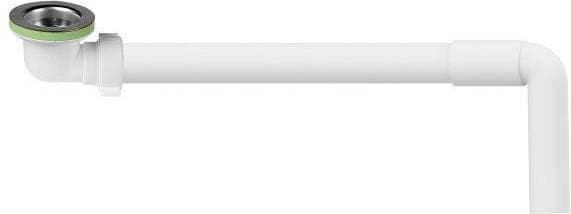 Faluplast Falu 70810 Bathtub Drain with Angle Valve, White