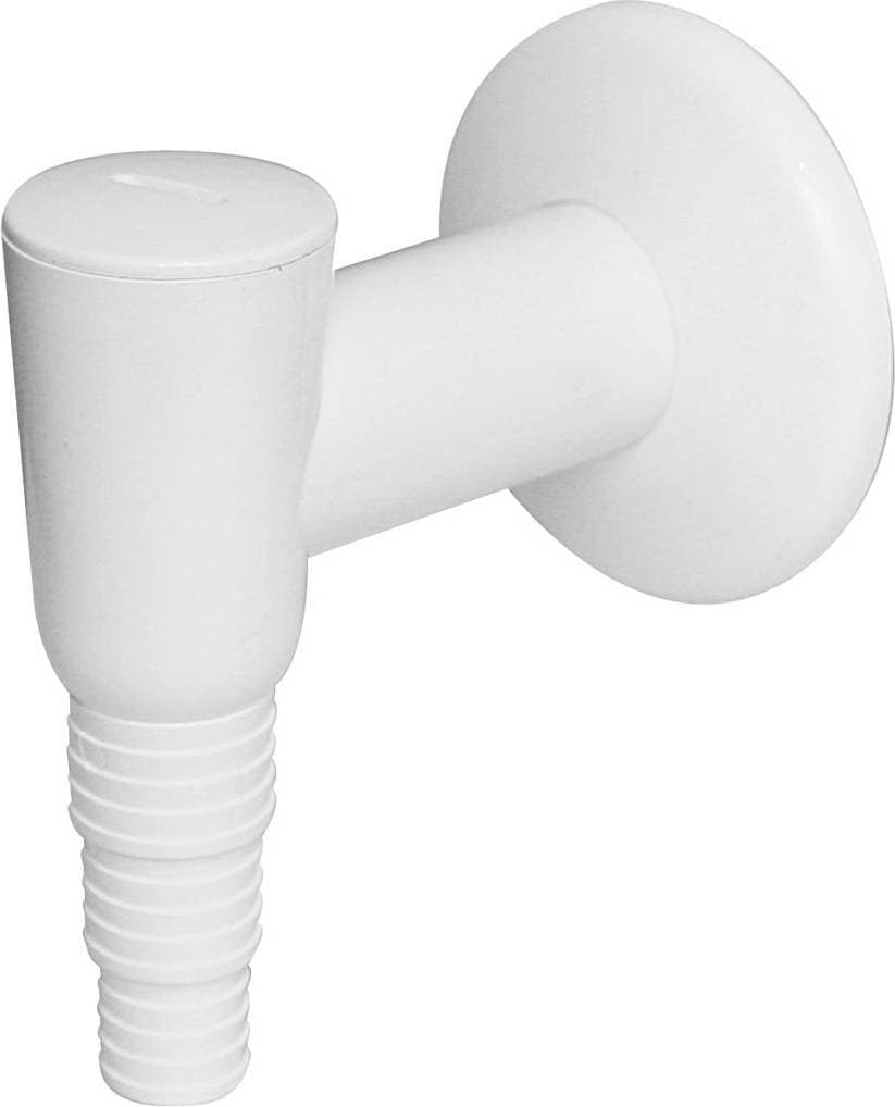 Faluplast Falu 70770 Tvättmaskinslås, med backventil, vit