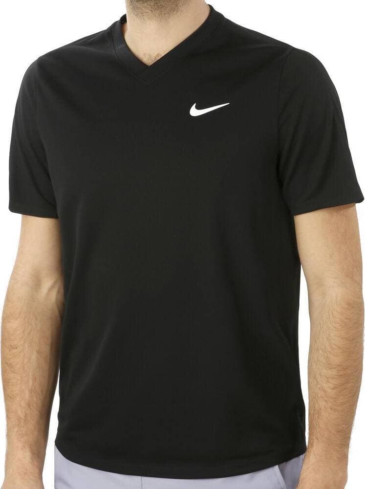 Nike Court Dri-FIT Victory Tennis T-shirt Men - Black/Black/White