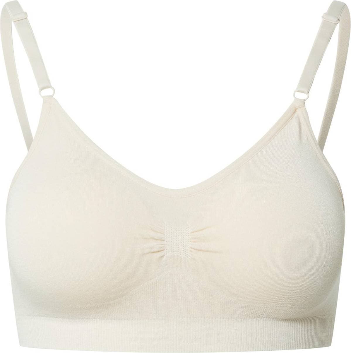 Magic Bodyfashion Bamboo Comfort Bra with Spaghetti Straps - Cream