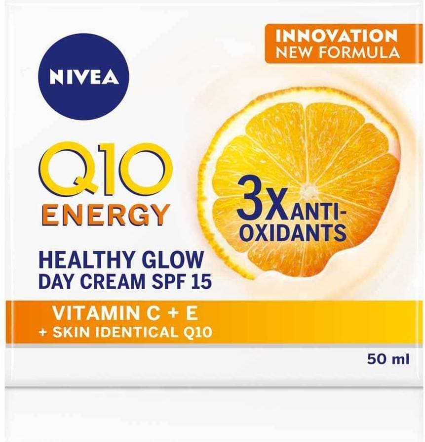 Nivea Q10 Anti-Wrinkle Energy Radiance Boost Day Cream SPF15 50ml