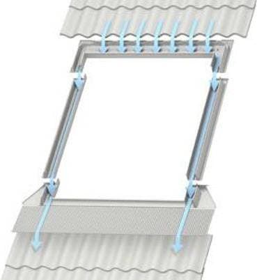 Velux MK08 EDW 2000 Aluminium Takfönster 3-glasfönster 78x140cm