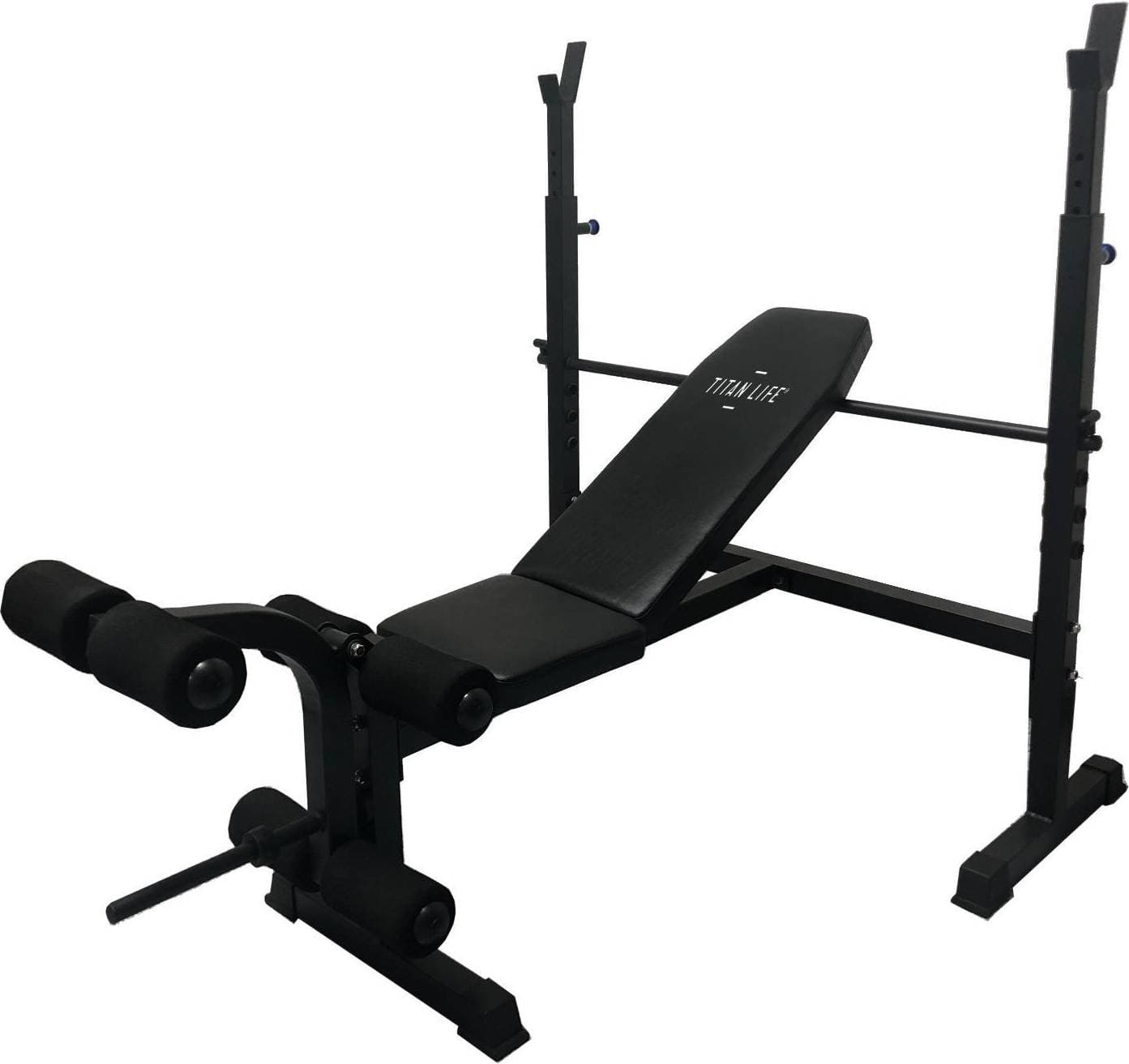 Titan Life Essential bench ll, Träningsbänk med skivstångsställning