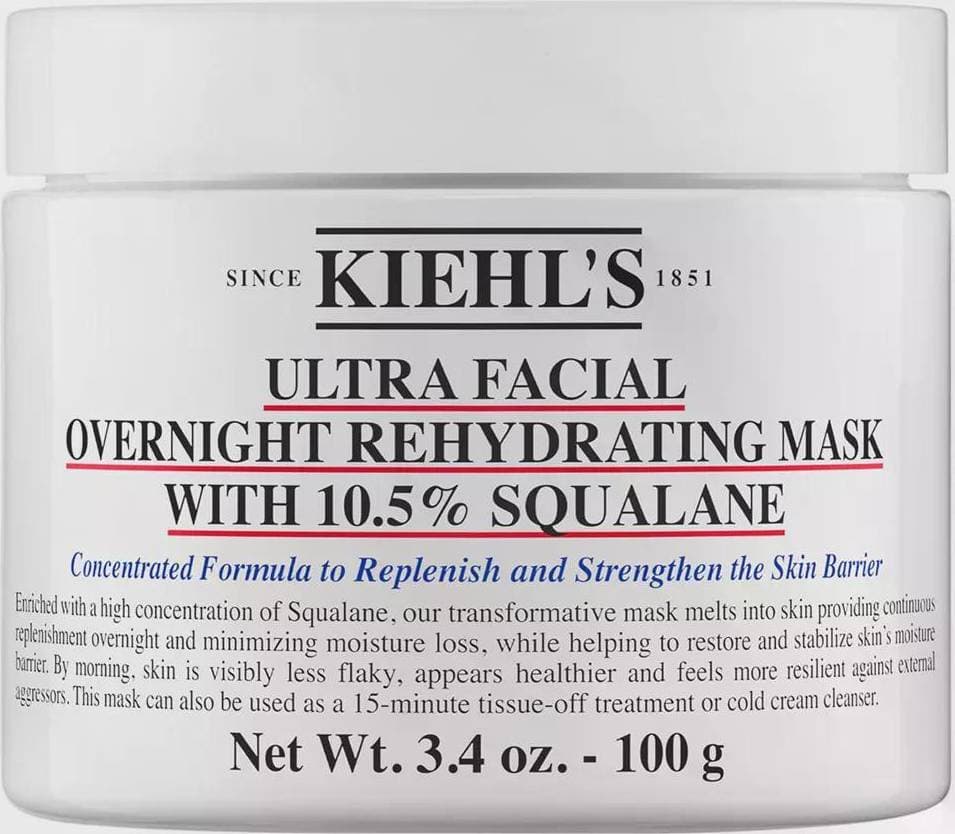 Kiehl's Since 1851 Ultra Facial Overnight Rehydrating Mask with 10.5% Squalane 100g