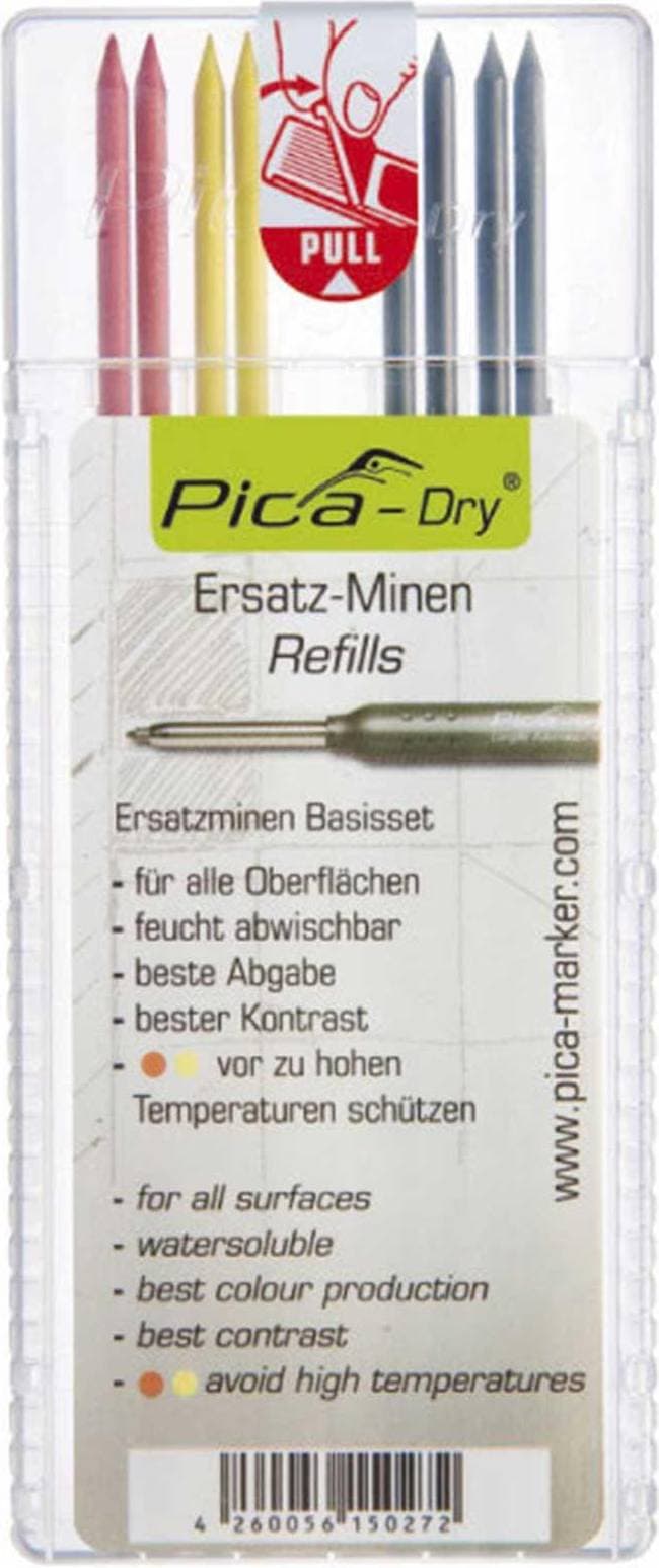 Pica Dry Pencil Refills Set 8-pack