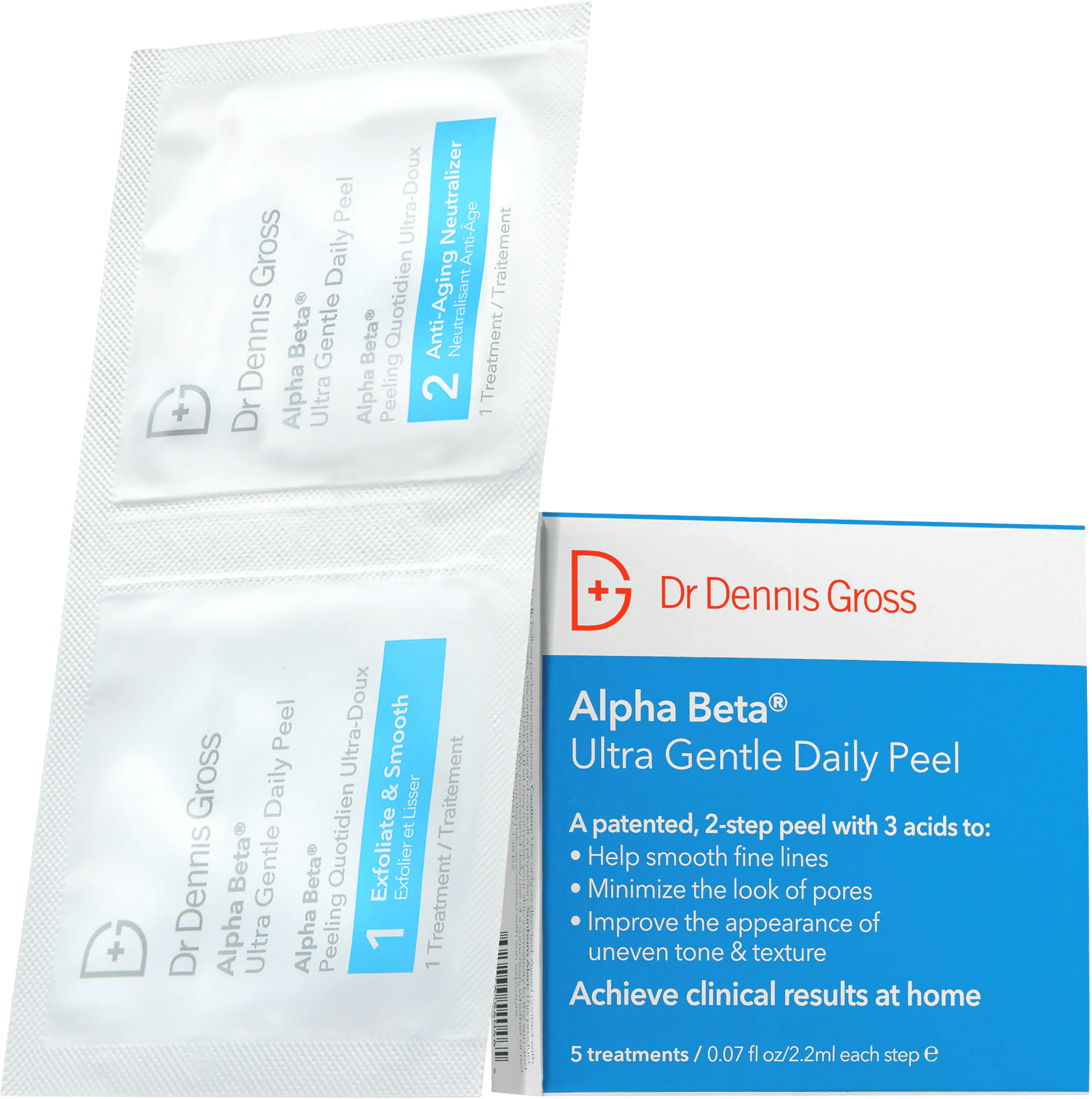 Dr Dennis Gross Alpha Beta Face Peel Ultra Gentle Pads (5pcs)