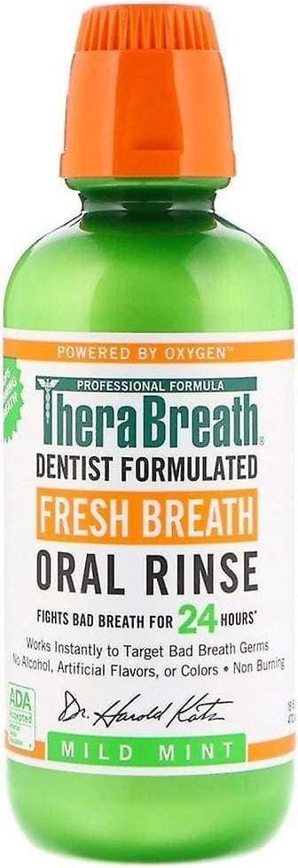 TheraBreath 24-Hour Fresh Breath Oral Rinse Mild Mint 473ml