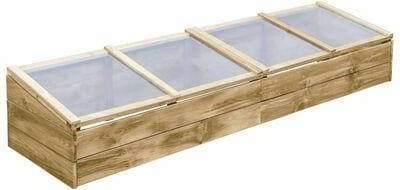 vidaXL Greenhouses 2-pcs 3055328 Trä PVC-plast