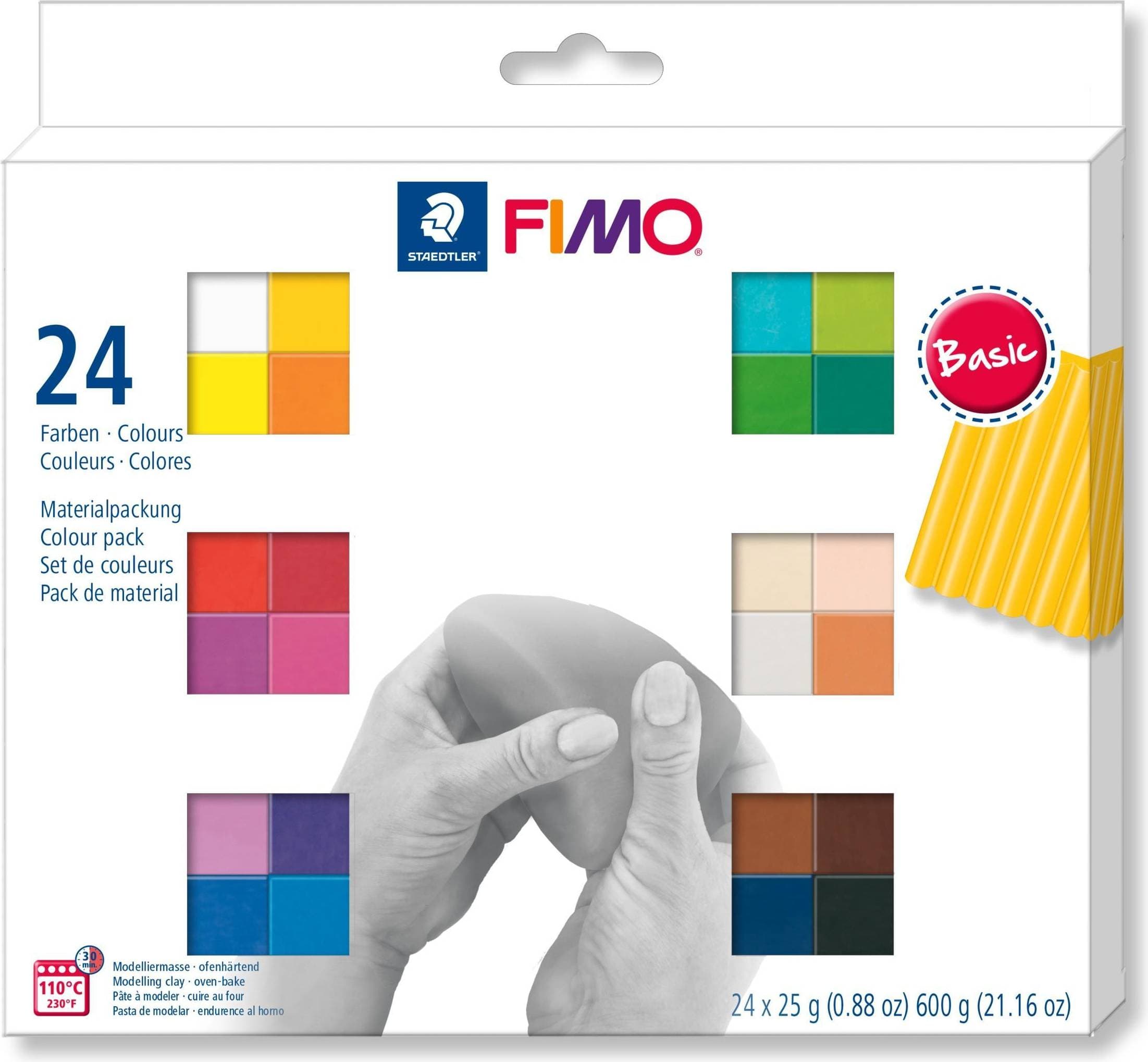 Staedtler FIMO Soft Oven Bake Modelling Clay 25g 24-pack