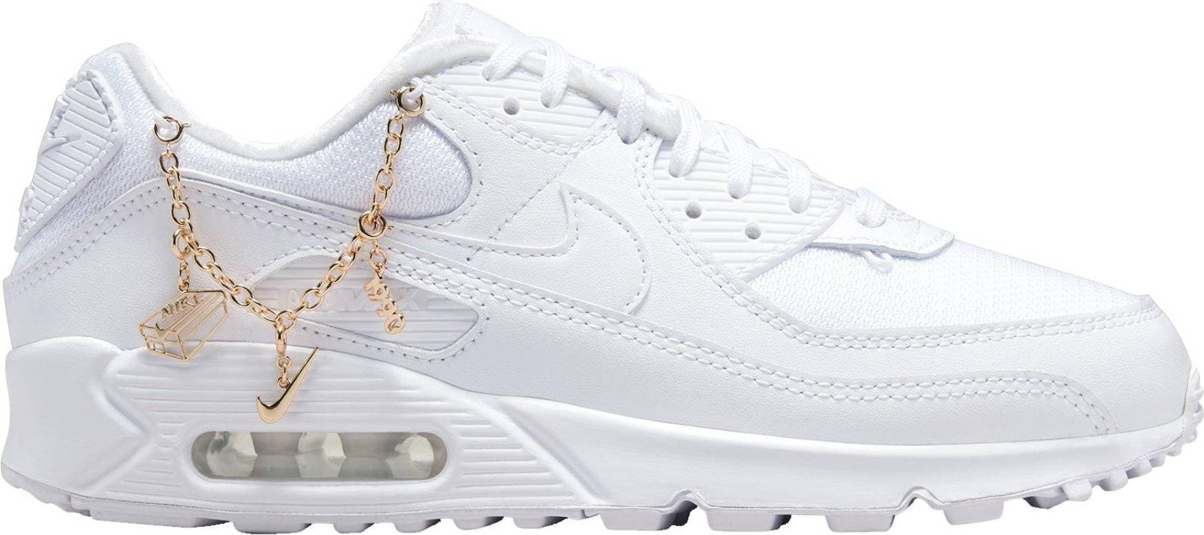 Nike Air Max 90 Premium Lucky Charms W - White/Metallic Gold