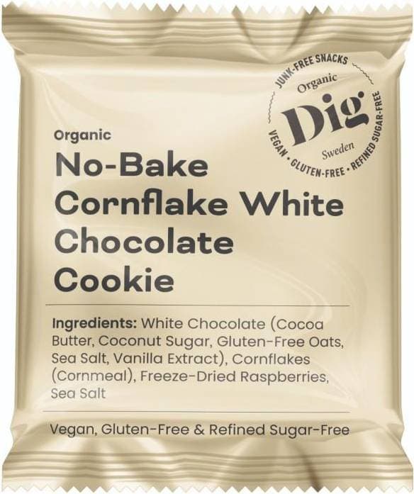 Getraw No-Bake Cornflake White Chocolate Cookie 30g