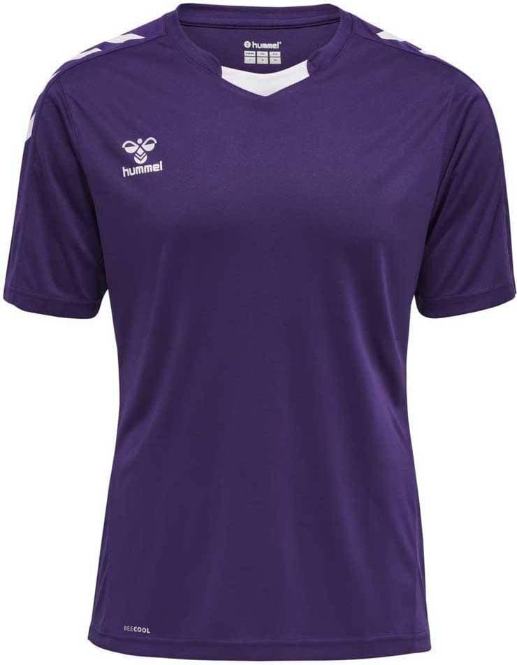 Hummel Hmlcore XK Poly Short Sleeve Jersey Men - Acai/White