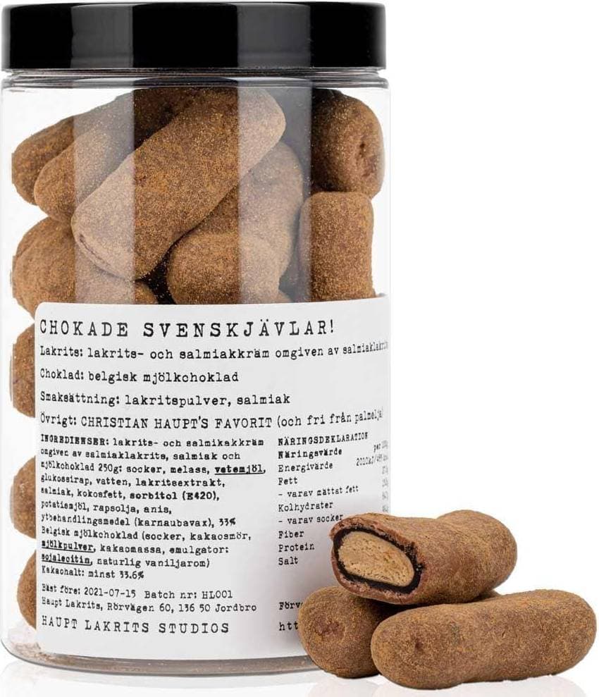 Haupt Lakrits Chockade Svenskjävlar! 250g