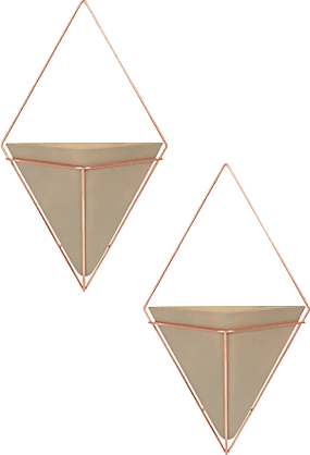 Umbra Trigg Hängande Kruka 23.5 x 16 x 11.51 cm Set of 2 7.112cm