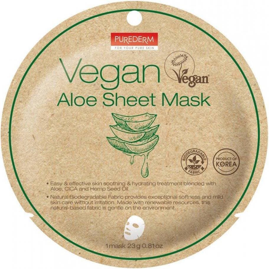 Purederm Vegan Aloe Sheet Mask