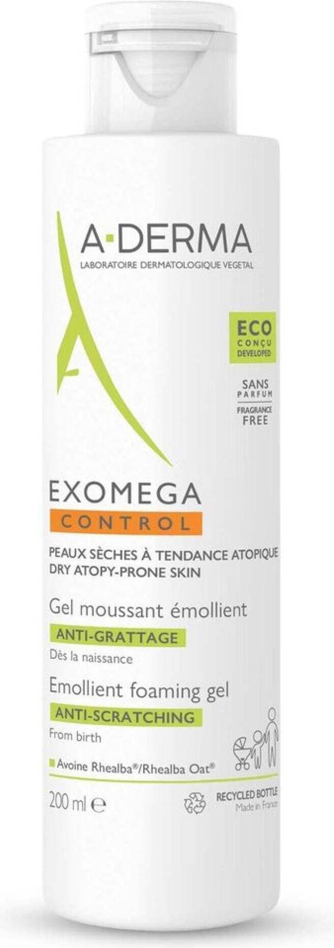 A-Derma Exomega Control Gel 200 ml 200ml