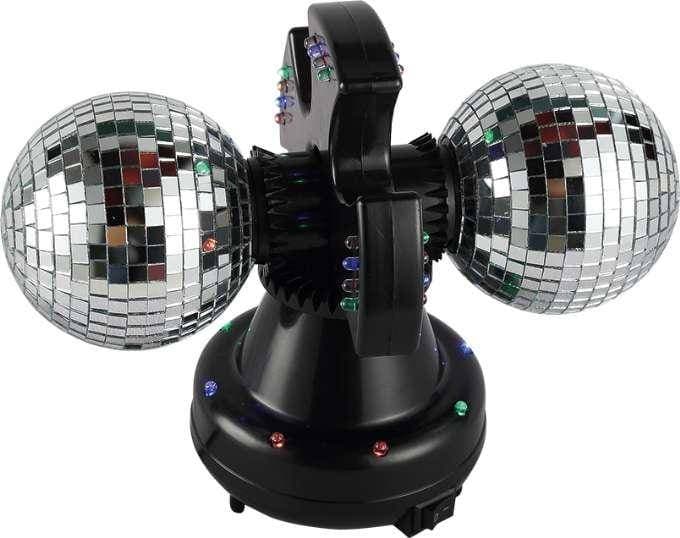Music Twin Disco Ball with Mirrors