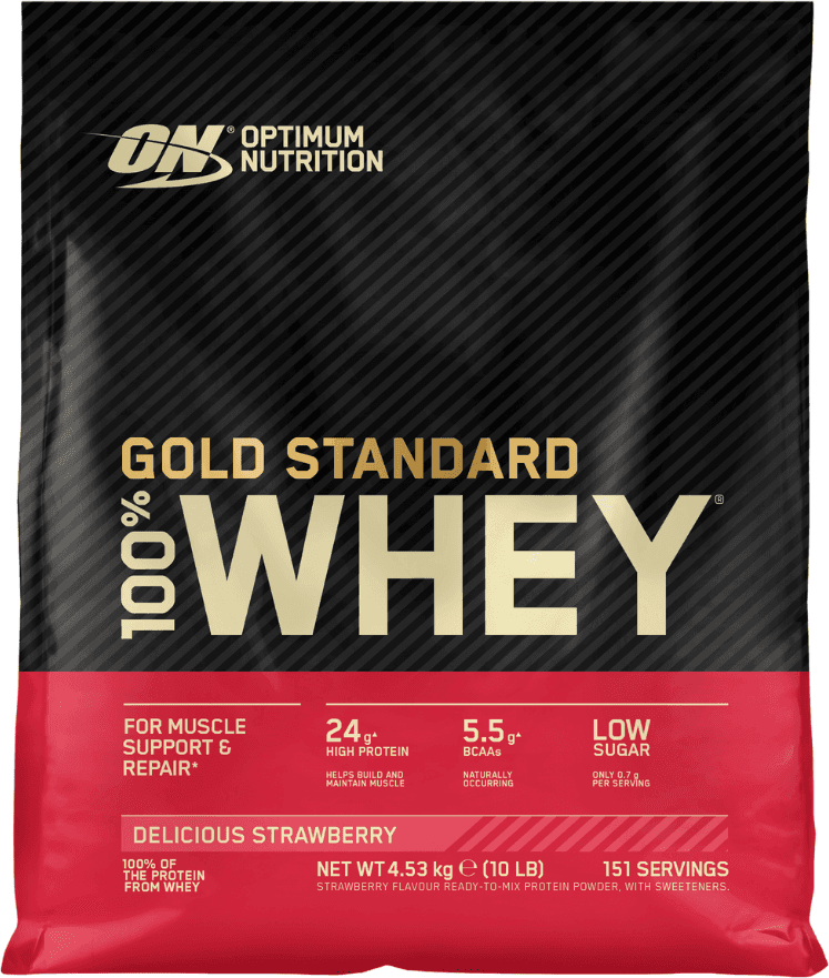 Optimum Nutrition 100% Whey Gold Delicious Strawberry 4.54kg