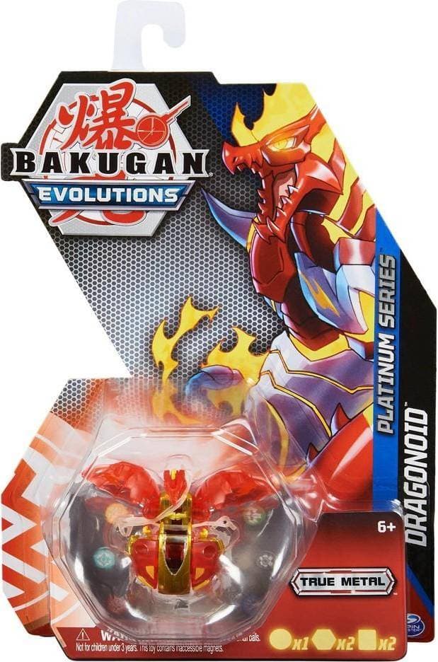 Bakugan Metall Strength Dragonoid Red