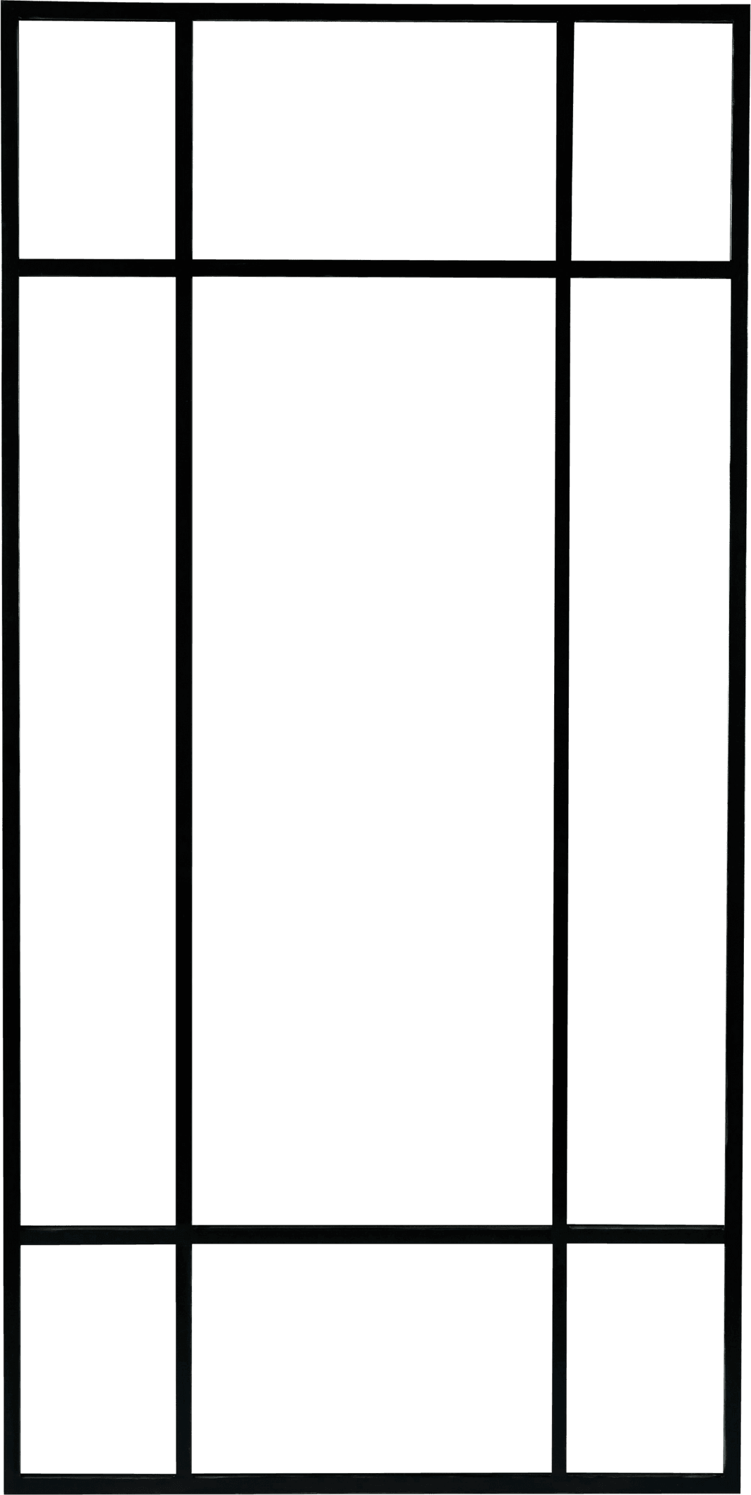 Nordic Furniture Marlon Antique Black Golvspegel 100x200cm