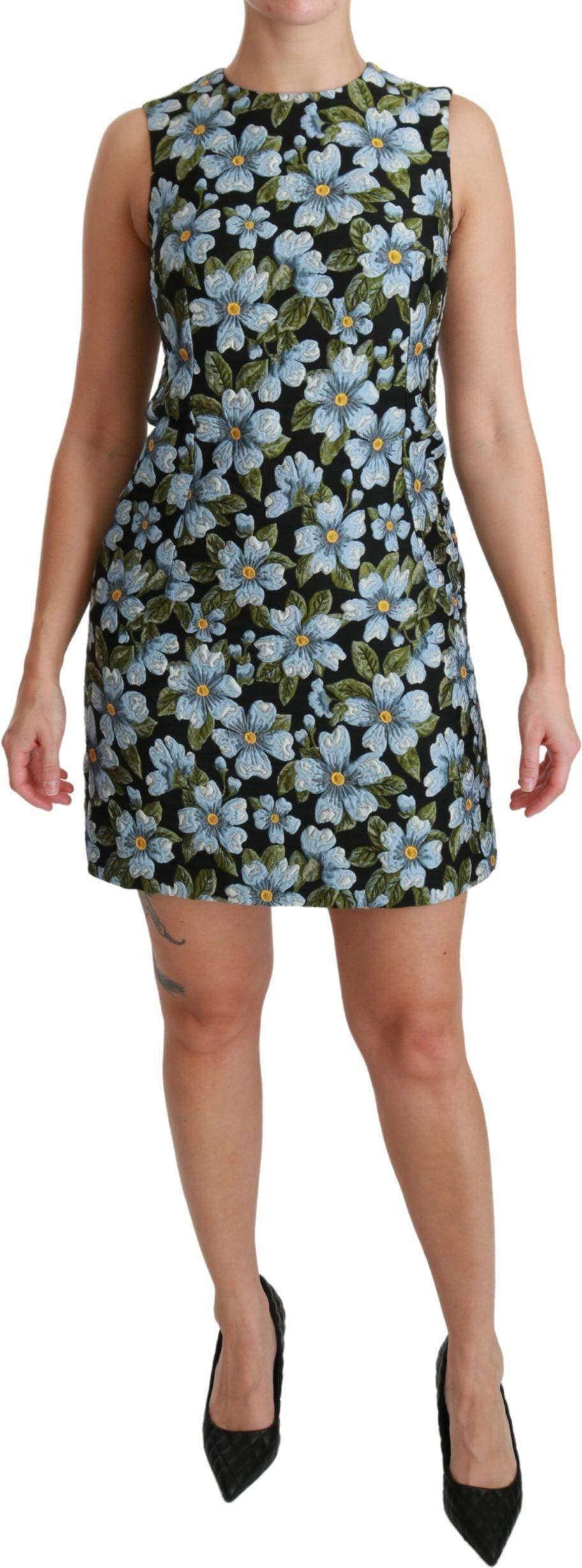 Dolce & Gabbana Women's Floral Brocade Gown Shift Dress - Multicolor