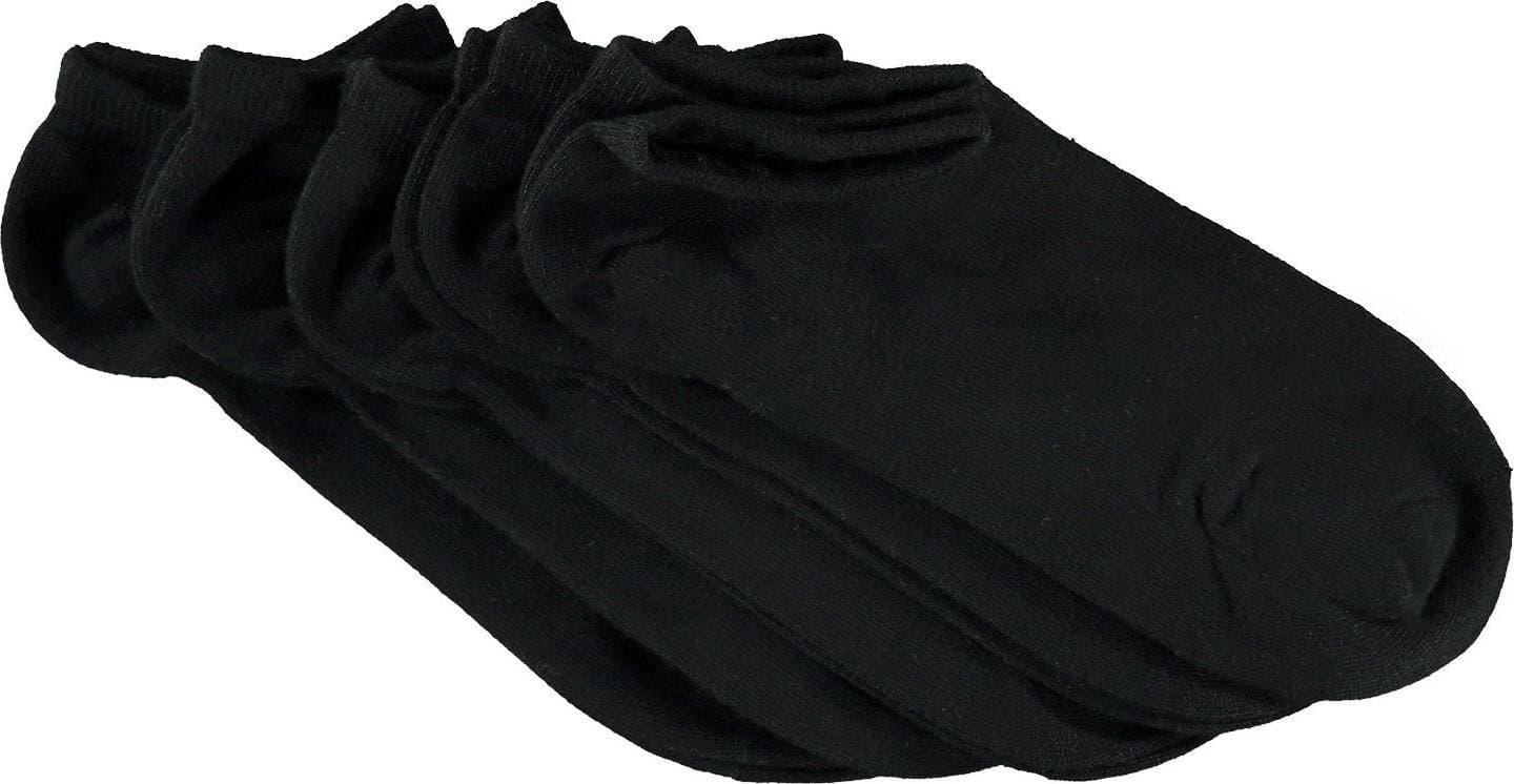 Topeco Bamboo Sneaker Socks 5-pack - Black