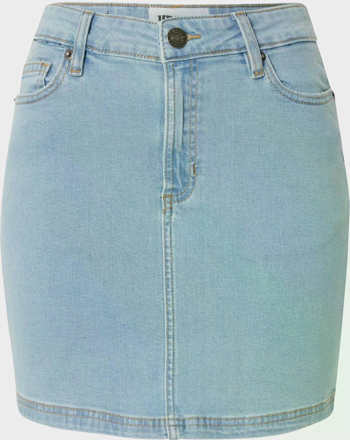 Urban Classics Kjol ljusblå