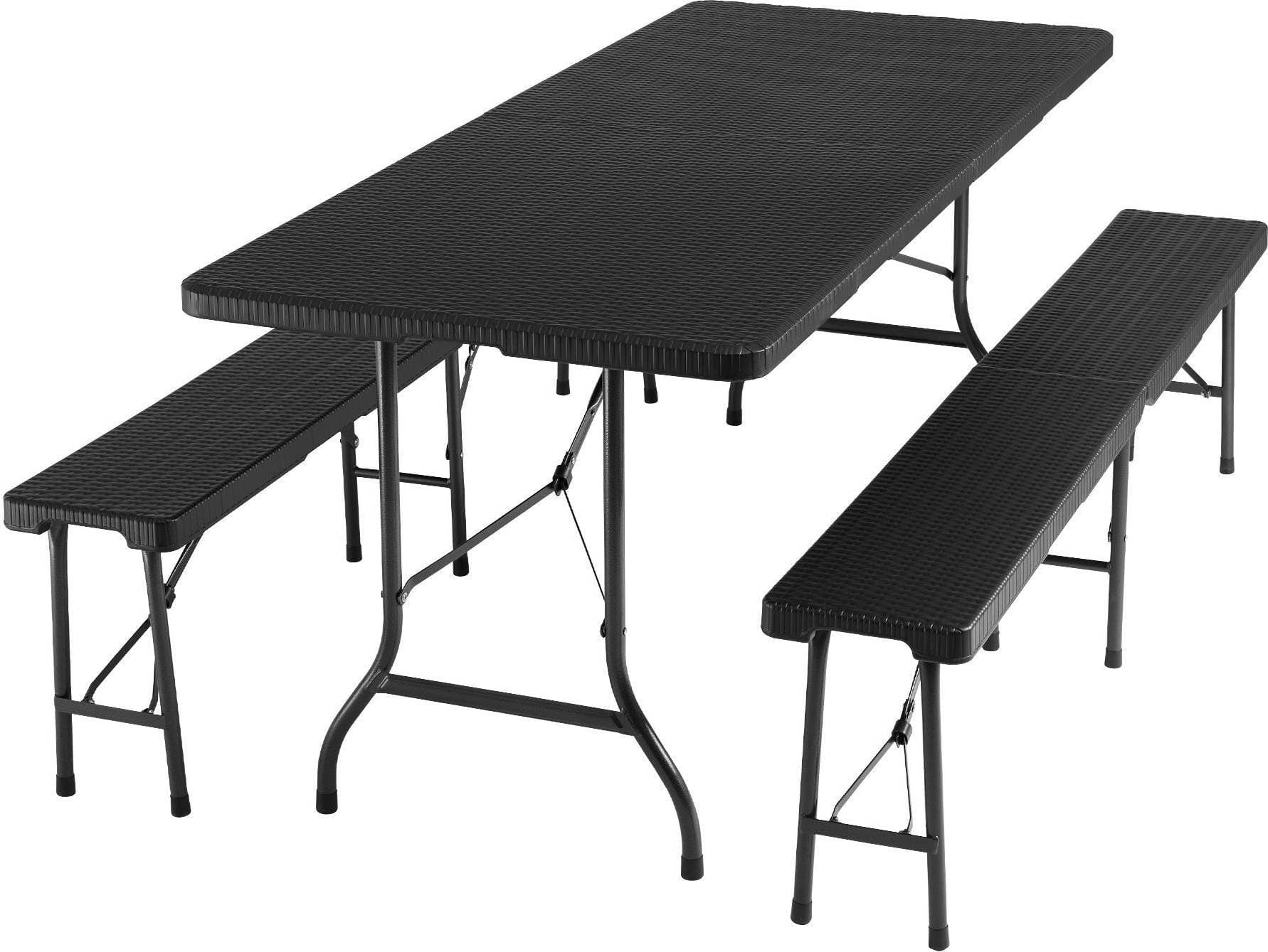 tectake Camping table set foldable