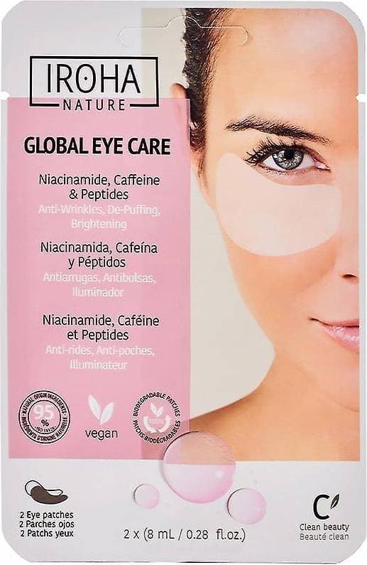 Iroha GLOBAL EYE CARE niacinamide, caffeine & peptides 2 u