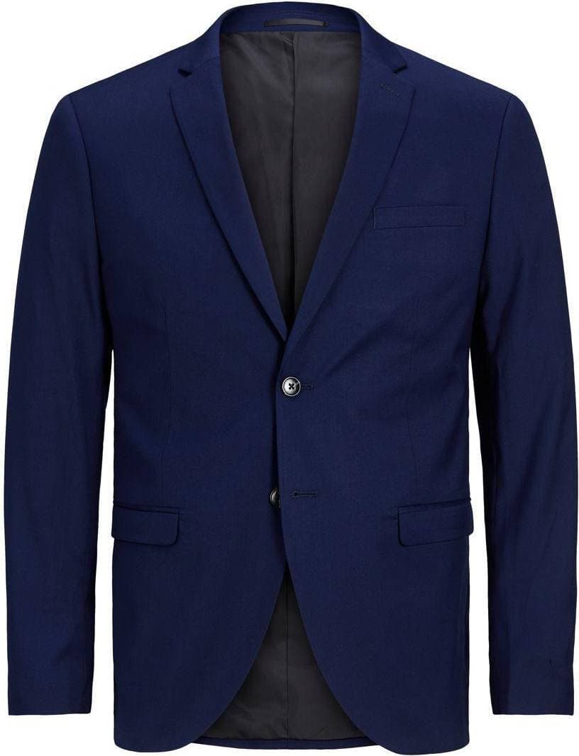 Jack & Jones 2 Piece Super Slim Fit Suit - Blue/Medieval Blue