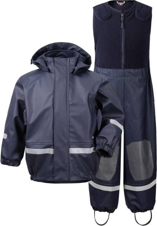 Didriksons Boardman Kid's Rain Set - Navy (503968-039)