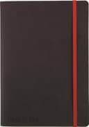 Oxford Anteckningsbok Black n´Red A5, soft, linjerat