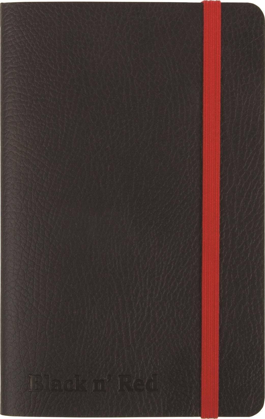 Hamelin Anteckningsbok OXFORD Black n´Red A6, soft, linjerat