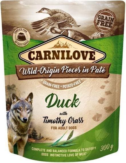 Carnilove Dog Adult Duck with Timothy Grass Paté 300