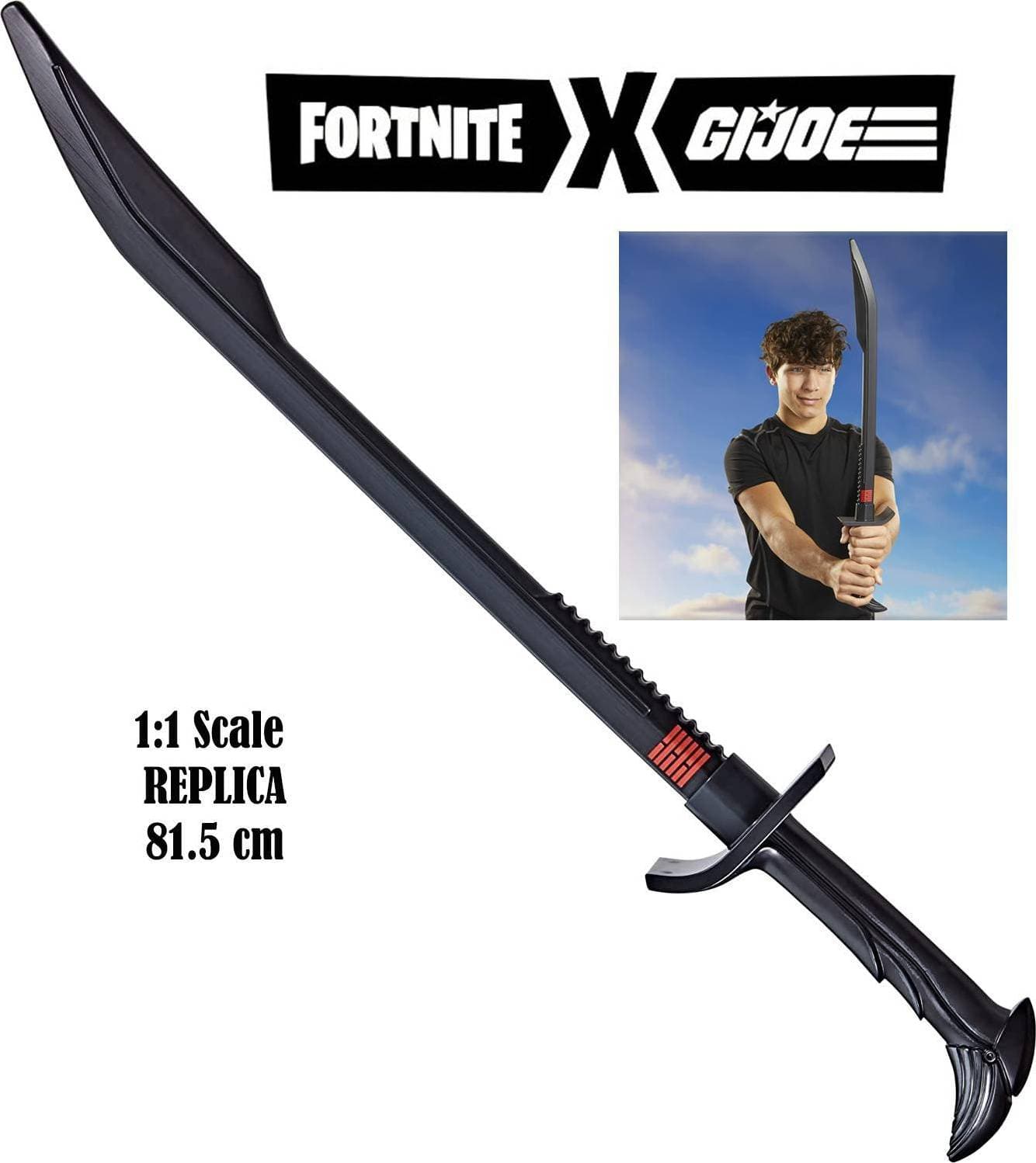 Hasbro Fortnite-G.I.Joe Snake Eyes Katana Rep