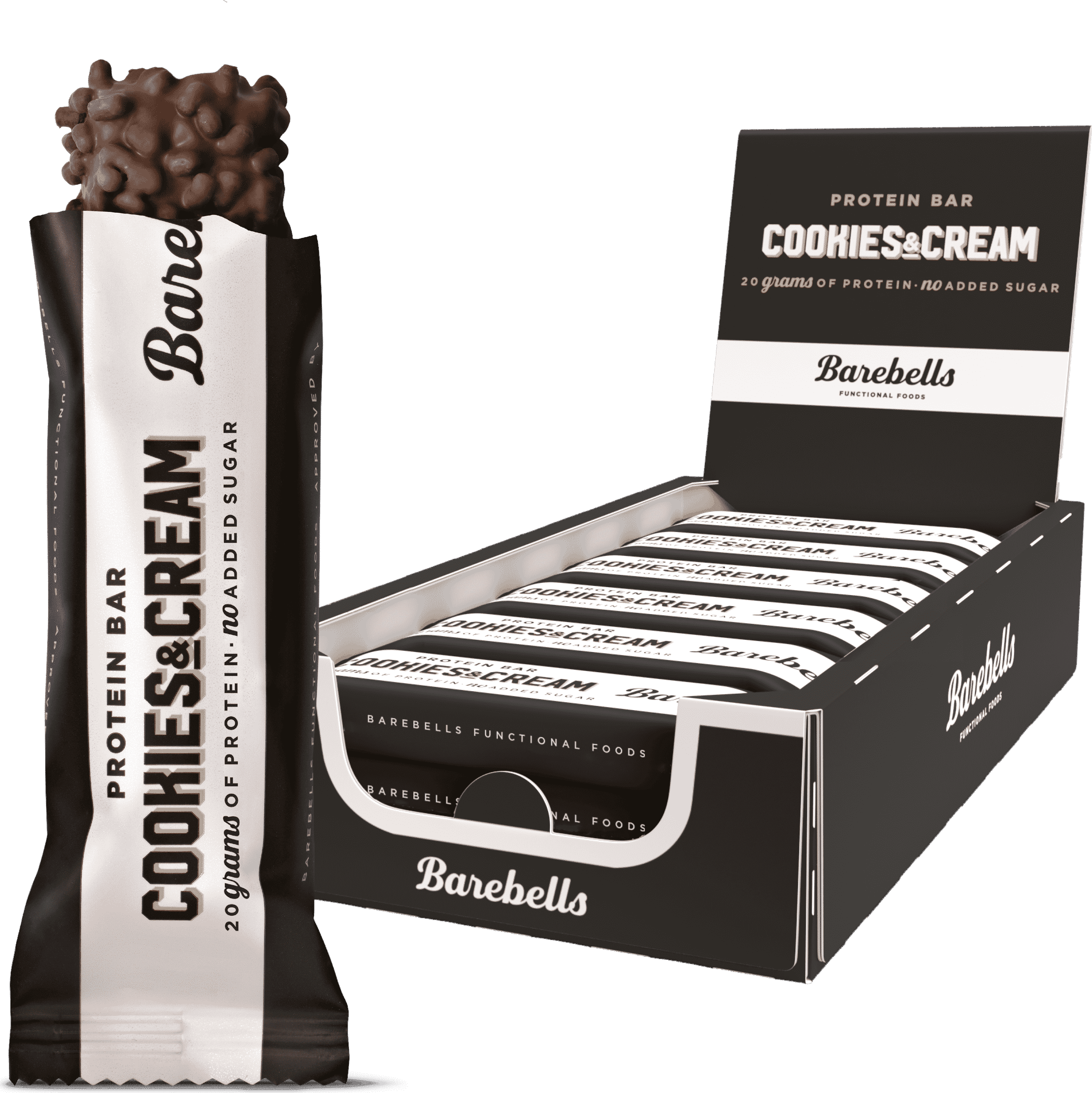 Barebells Protein Bar Cookies & Cream 55g 12 st