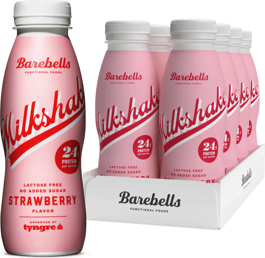Barebells Milkshake Strawberry 330ml 8 st