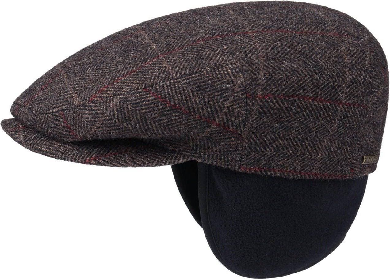 Stetson Kent Wool Ivy Earflaps Flat Cap