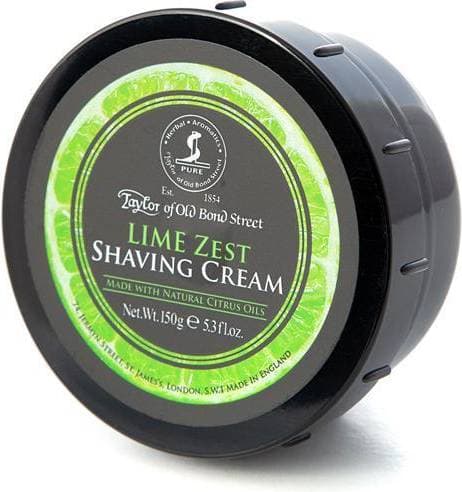 Taylor of Old Bond Street Shaving Cream Lime Zest Bowl 150g