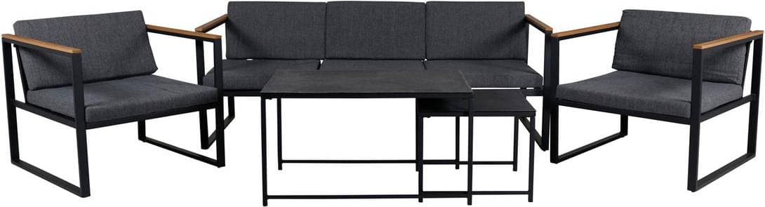 Venture Design Dakar Loungeset, 2 Bord inkl. 2 Stolar & 1 Soffor