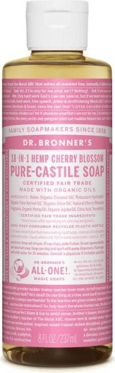 Dr. Bronners Pure-Castile Liquid Soap Cherry Blossom 237ml 2-pack