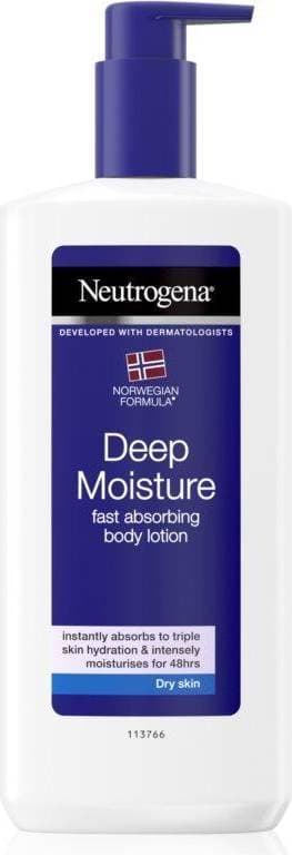 Neutrogena Norwegian Formula Deep Moisture Djupt återfuktande kroppslotion För torr hud 400ml