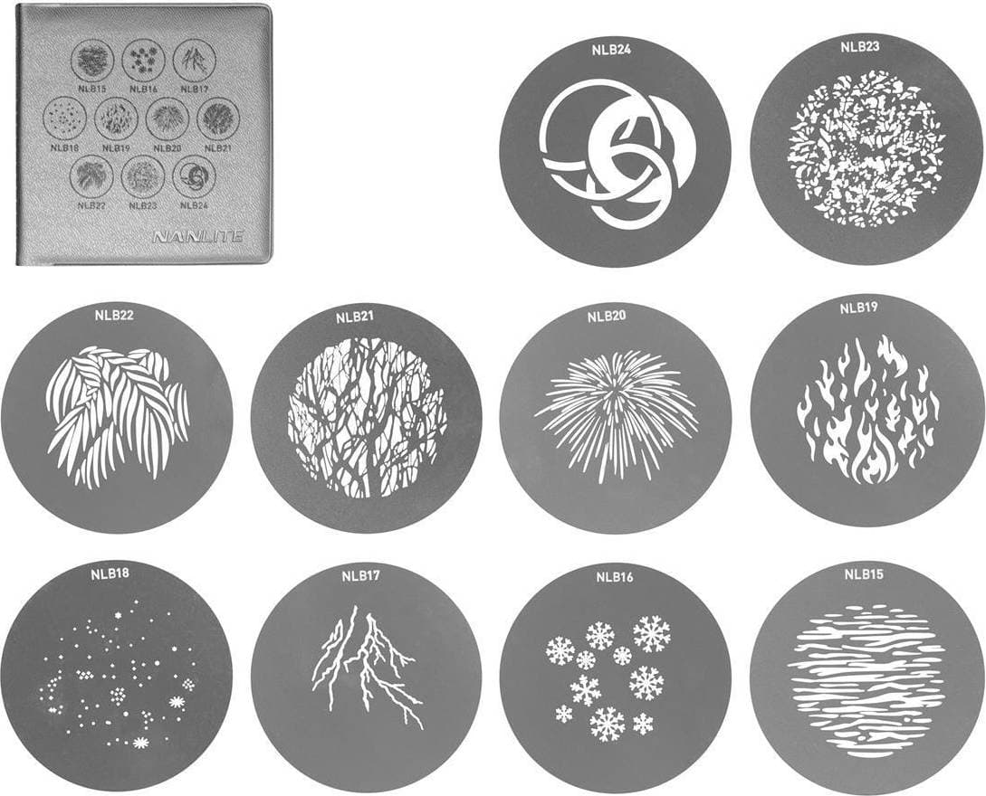 Nanlite GOBO SET 2