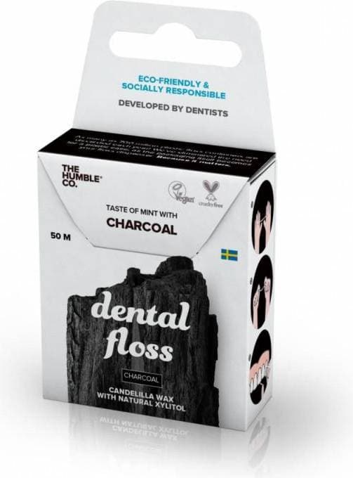 The Humble Co. Dental Floss Charcoal 50m