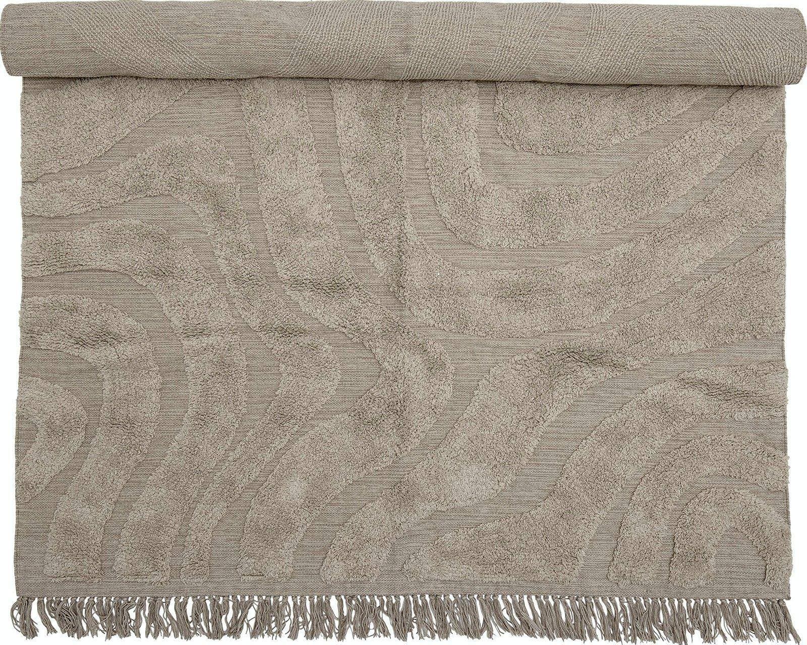 Bloomingville Elaine Beige, Brun, Natur, Multifärgad 150x210cm