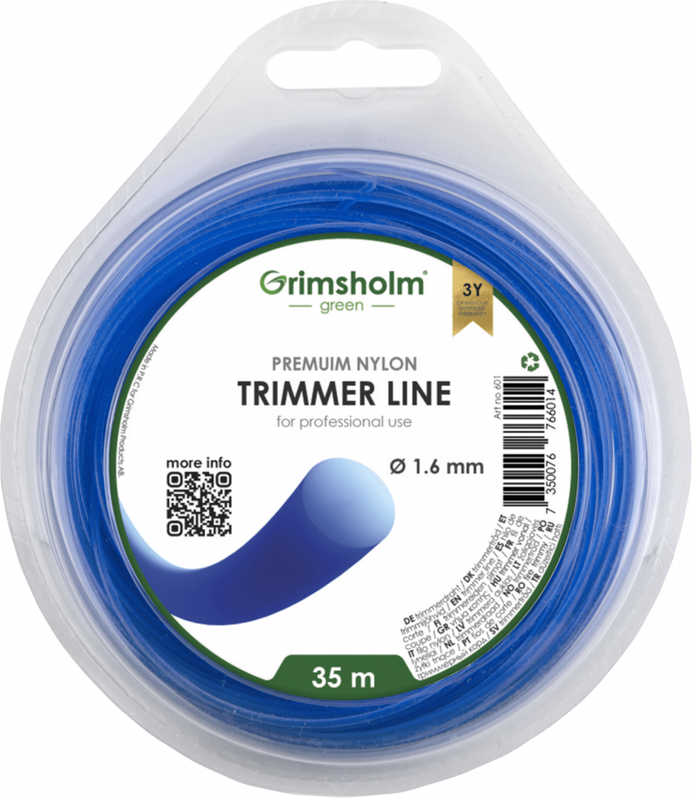 Grimsholm 601 Trimmer Line 1.6mm x 35m