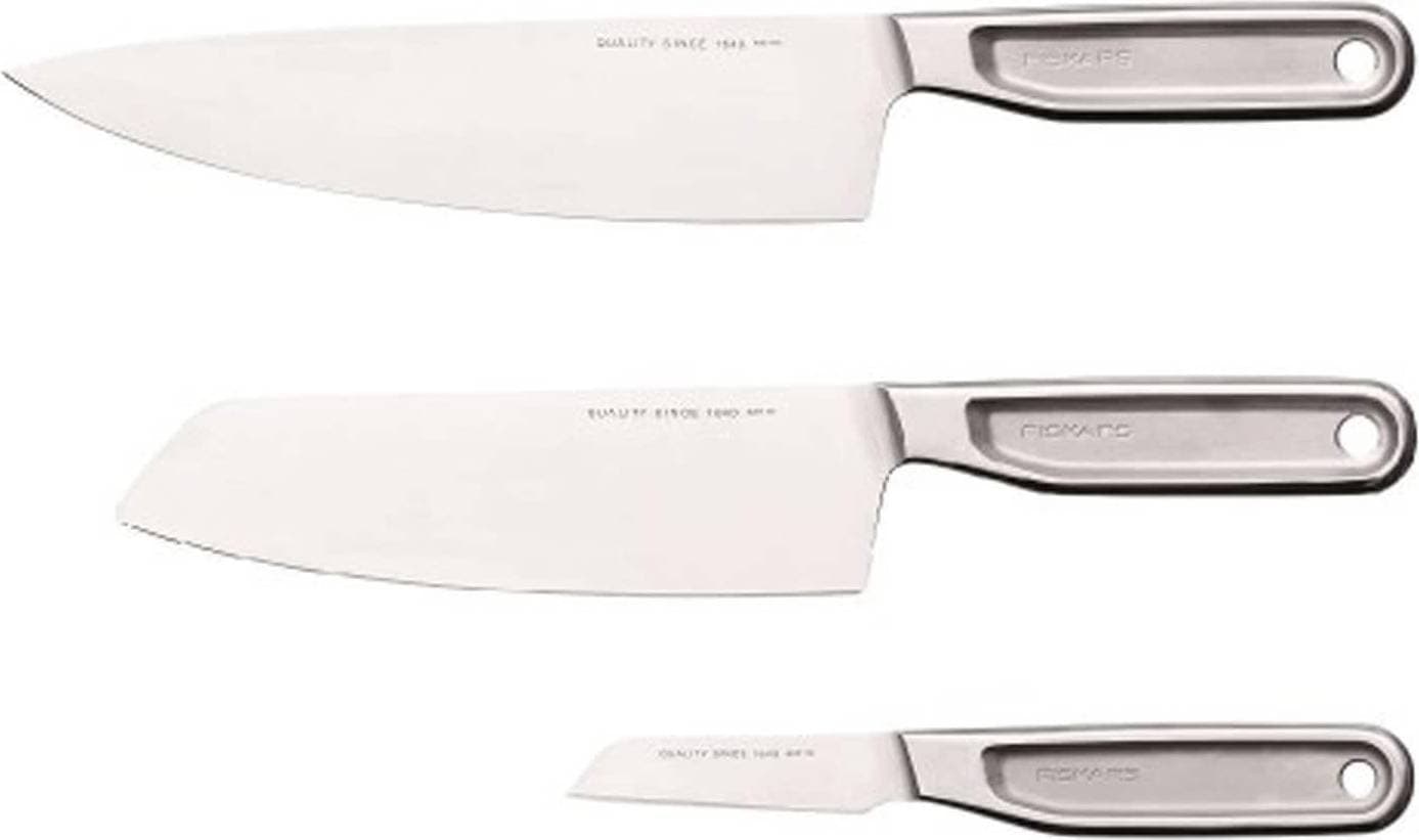 Fiskars All Steel 1065055 Kockkniv, Santokukniv, Skalkniv