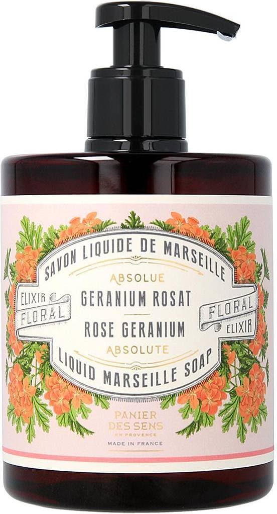 Panier Des Sens Rose Geranium Liquid Marseille Soap Gel 500ml